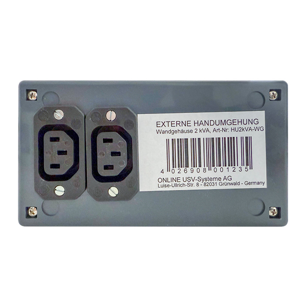Externe Handumgehung für USV XANTO bis 2 kVA, Wandgehäuse